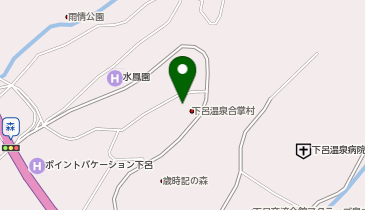 下呂温泉合掌村の地図画像