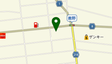 菊屋クリーニング店の地図画像