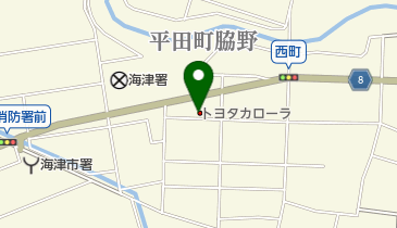 トヨタカローラ岐阜株式会社海津店の地図画像