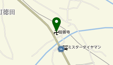皆善寺の地図画像