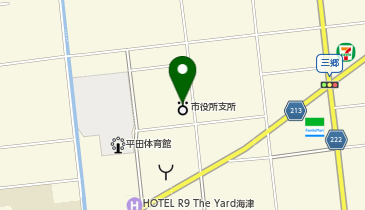 海津市社会福祉協議会 平田支所の地図画像