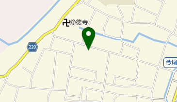 山伝食料品店の地図画像
