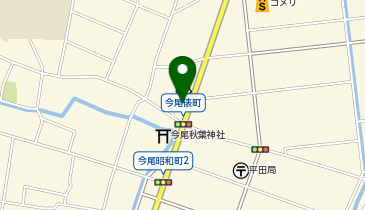よしだふとん店の地図画像