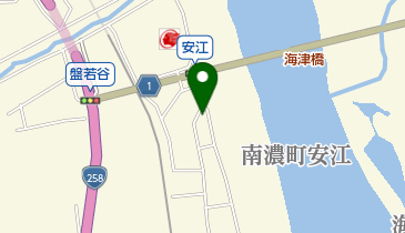 海津橋饅頭本舗の地図画像