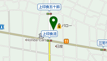 あかのれん岐南店の地図画像
