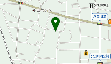 八百彦ガス株式会社の地図画像