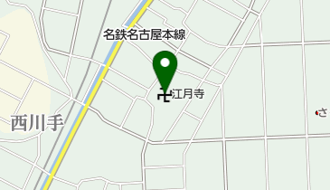 江月寺の地図画像