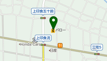 花楽岐南店の地図画像