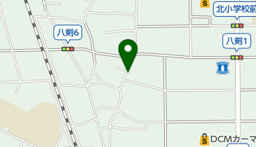 美容室アケミの地図画像