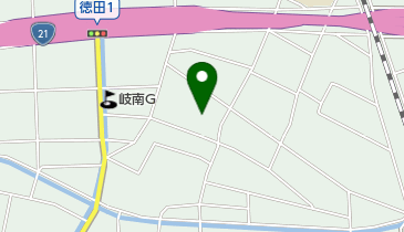 角野株式会社の地図画像