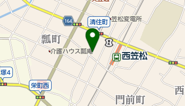 田中穴かがりの地図画像