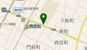 笠松美容室の地図画像