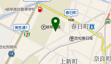 笠松町役場 中央公民館の地図画像