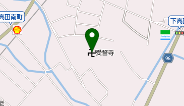 受誓寺の地図画像