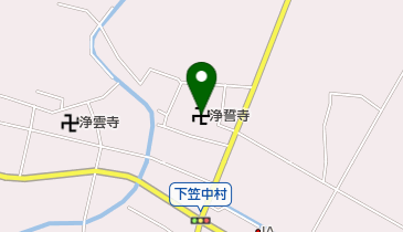 浄誓寺の地図画像