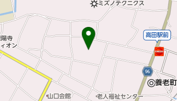 ふとんの高橋の地図画像