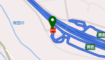 養老名鉄レストランの地図画像