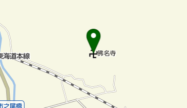佛名寺の地図画像