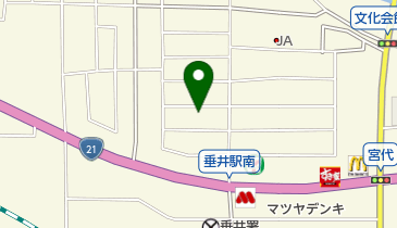 安藤動物病院の地図画像