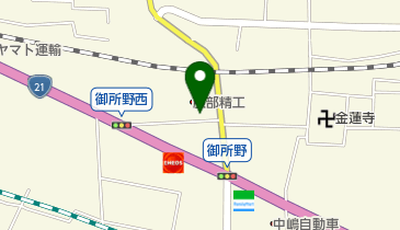 サロンドヤマの地図画像