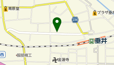 平山理容院の地図画像