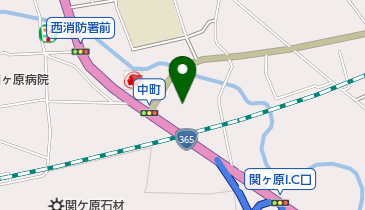 関ケ原町商工会の地図画像