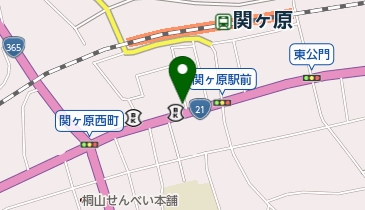 井上理容院の地図画像