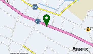 八百右食料品店の地図画像