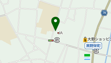 日本習字大野教室の地図画像