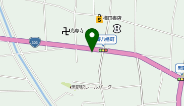 くろの施療院の地図画像
