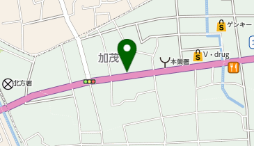 十一屋クリーニング店の地図画像