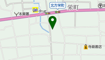 北方接骨院の地図画像