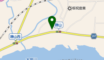勝山屋の地図画像