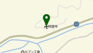 洞雲寺の地図画像