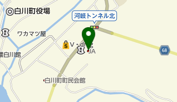 美濃白川楽集館の地図画像