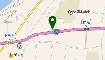 イサオ理容館の地図画像