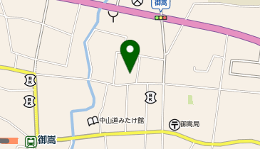 御嵩区検察庁の地図画像