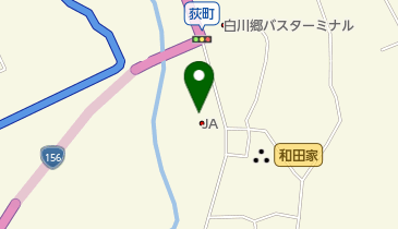 JAひだ白川支店Aコープ白川の地図画像