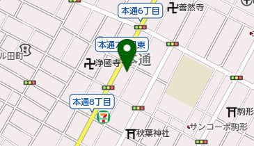 まついはり灸院の地図画像