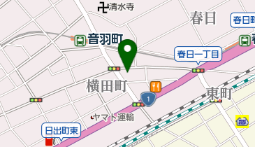 横山商店の地図画像