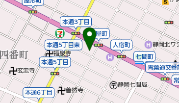 滝浪印舗本店の地図画像