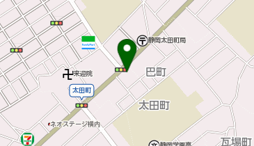 有限会社静岡ウエストンの地図画像