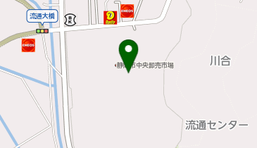 静岡市中央卸売市場水産仲卸協同組合の地図画像