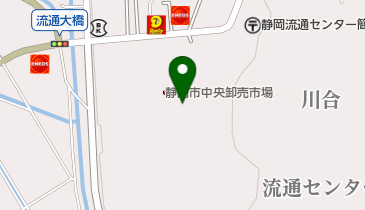 静岡中央市場冷蔵株式会社の地図画像