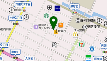 フォンテーヌ静岡伊勢丹の地図画像