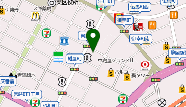 服部蒲鉾店の地図画像