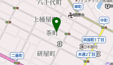 松下電気店の地図画像