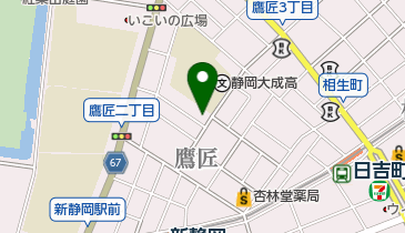 亀山画廊の地図画像