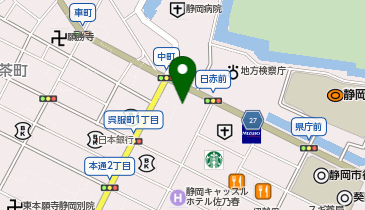 静岡県産業経済会館の地図画像