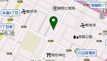 浦田宝扇堂の地図画像